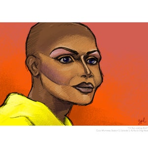 Coco Montrese (RuPaul&#39;s Drag Race) Portrait Print