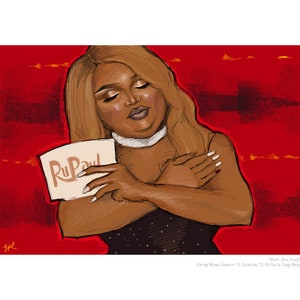 Kandy Muse (RuPaul&#39;s Drag Race) Portrait Print