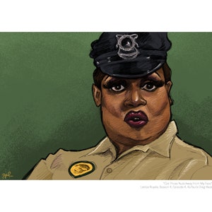 Latrice Royale (RuPaul&#39;s Drag Race) Portrait Print