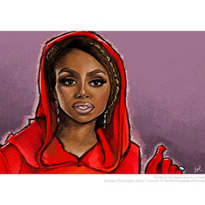 Candiace Dillard-Bassett (Real Housewives of Potomac) Portrait Print