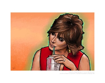 Lisa Rinna (Real Housewives of Beverly Hills) Portrait Print