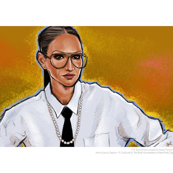 Jenna Lyons (Real Housewives of New York City) Portrait Print