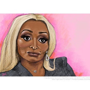 Karen Huger (Real Housewives of Potomac) Portrait Print