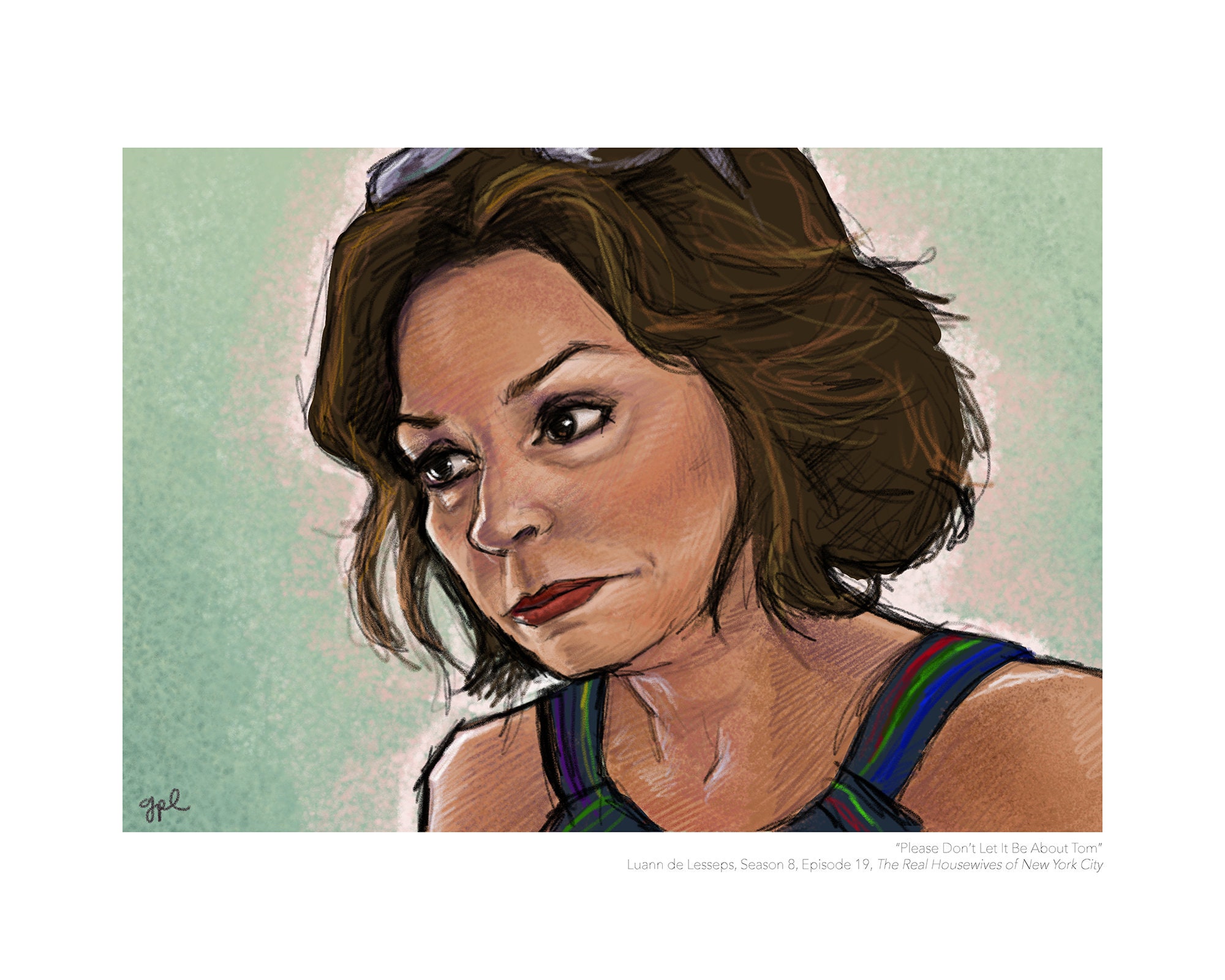 Luann De Lesseps real Housewives of New York City Portrait