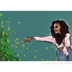 Mia Thornton (Real Housewives of Potomac) Portrait Print