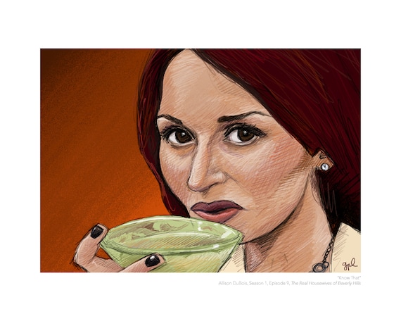 Allison Dubois (real Housewives of Beverly Hills) Portrait Print