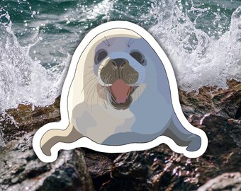Harper Seal Glossy Sticker