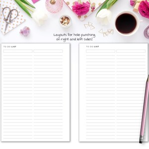 Productivity Planner Bundle Inserts A5 & Half Letter | Minimal Project ...