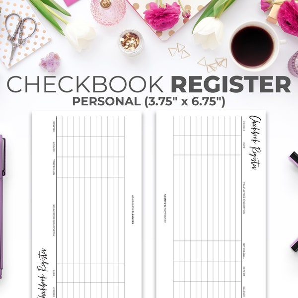Printable Check Register - Etsy