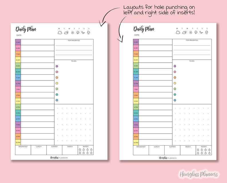 A6 Planner Printables Free Printable Templates