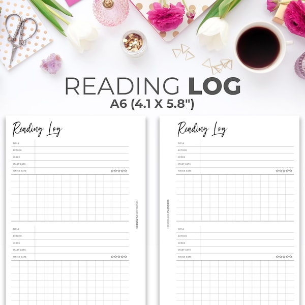 Reading Log List Etsy reading-log-list-etsy