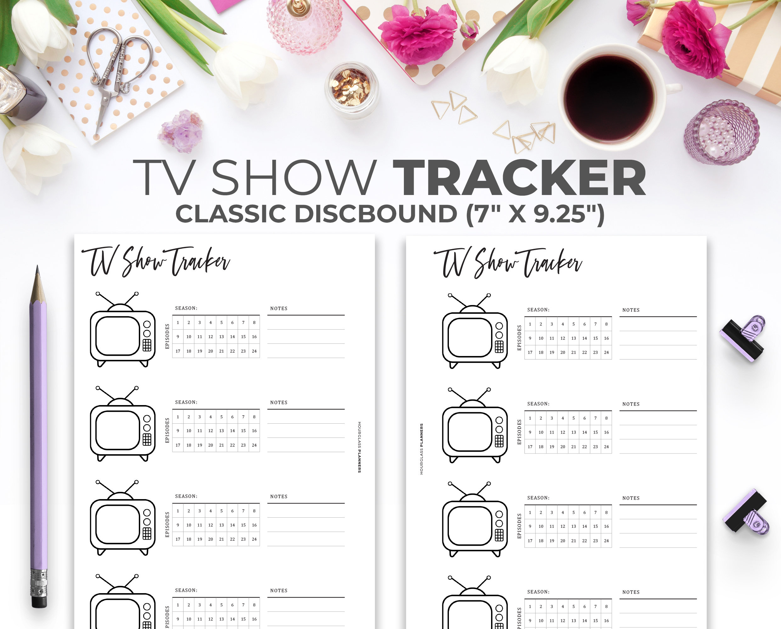 movie tracker printable bullet journal tv shows to watch editable