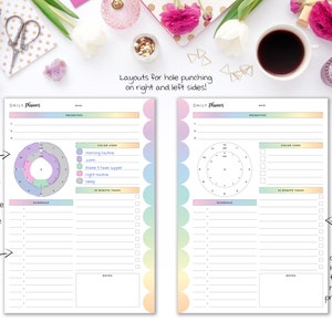 Productivity Planner Bundle Inserts A5 & Half Letter | Rainbow Project ...