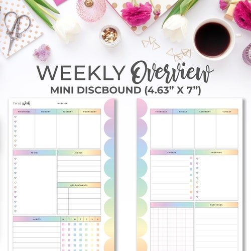 PRINTABLE MINI Happy Planner Healthy Habit Tracker MINI - Etsy