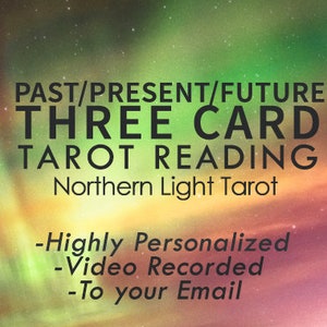 Verleden/heden/toekomst: VIDEO-OPGENOMEN TAROT-lezing van Northern Light Tarot, zeer persoonlijk, diepgaand en rechtstreeks naar uw e-mail