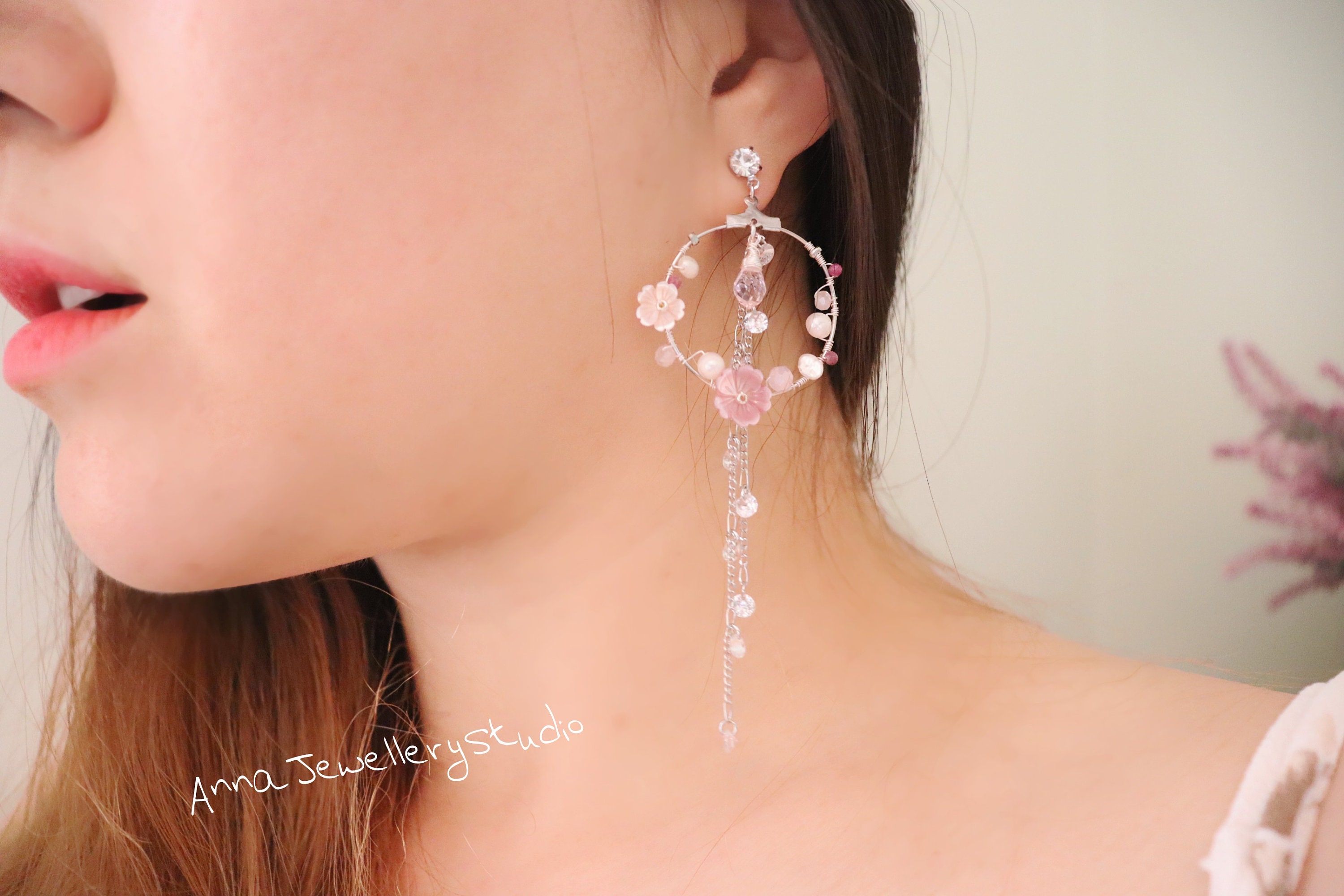 Lisi Lerch | Margo Pink Earrings – Online Jewelry Boutique