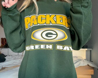 SUPER RARE Vintage 1995 Packers Sweatshirt Letters Across Chest