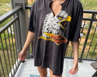 RARE Vintage Harley Davidson 1980s Harley Screaming Eagle Funwear