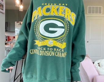 Vintage NFC Champions Green Bay Packers Sweatshirt Super