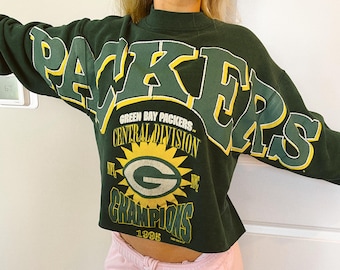 Rare Vintage 90s Green Bay Packers Turtleneck Sweater Super Bowl