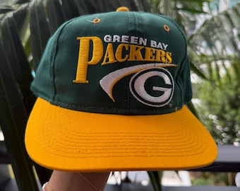 Vintage Green Bay Packers Two Tone 90s Lambeau Field Cheesehead