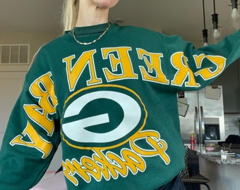 SUPER RARE Vintage 1995 Packers sweatshirt letters across chest Green Bay football NFL Vintage 90s sweatshirt Super Bowl classic collector
