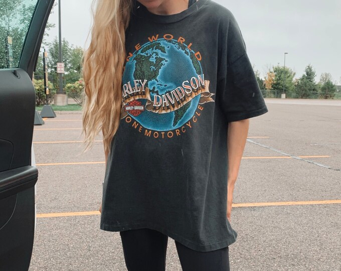 90s harley davidson shirt