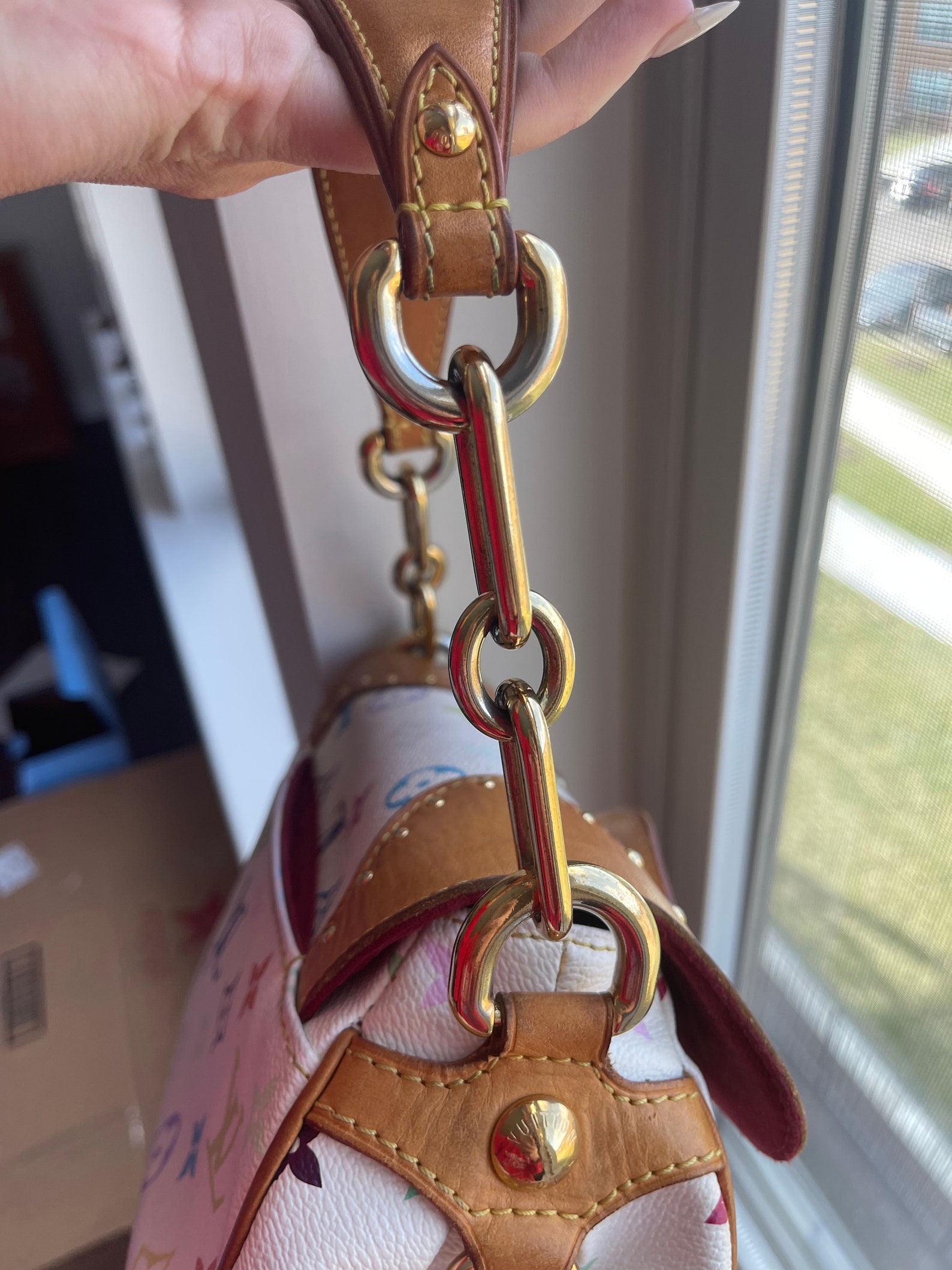 Vintage Louis Vuitton Y2K Marilyn Bag Monogram Colorful White Etsy