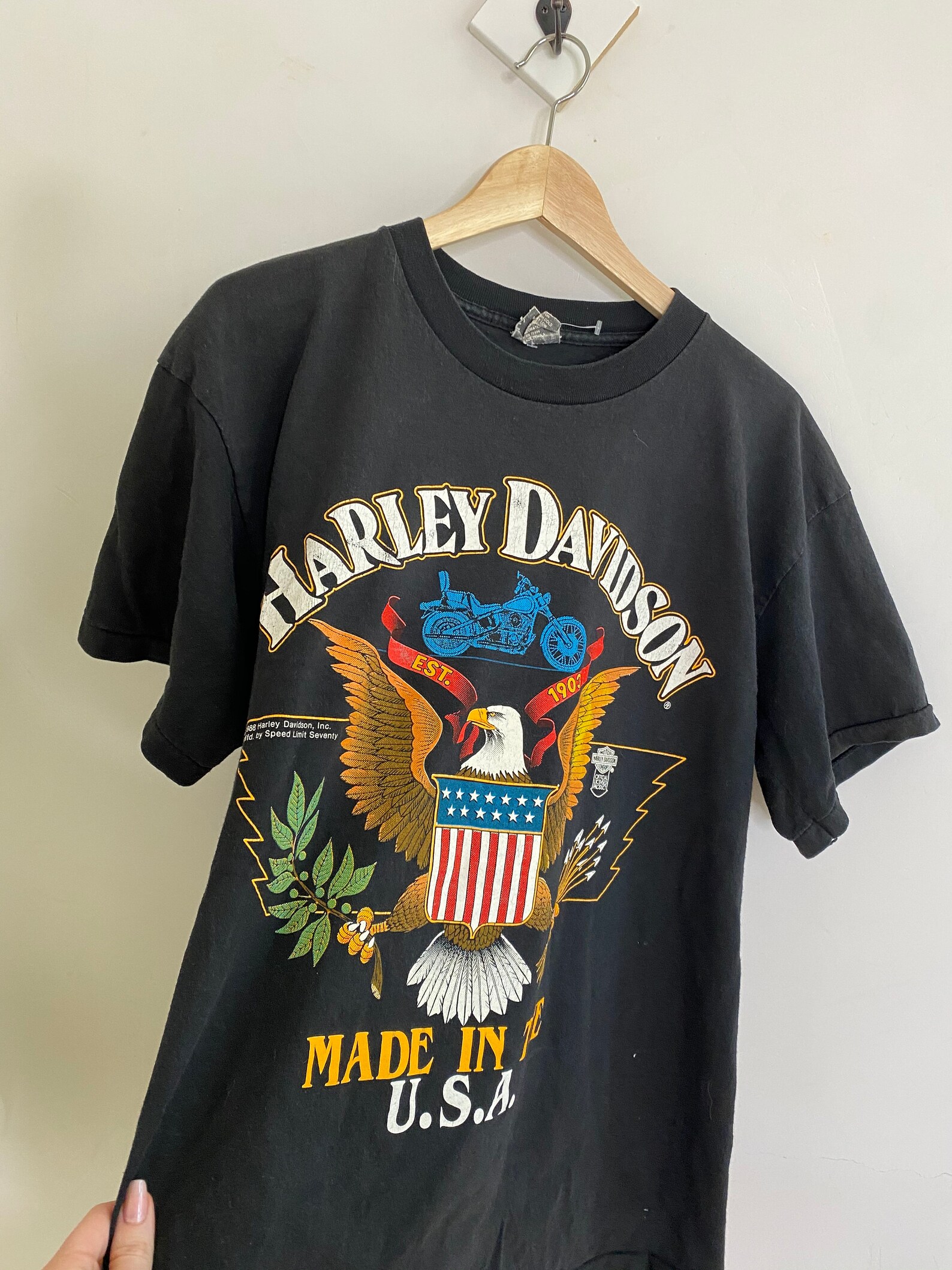 80s harley davidson t shirt
