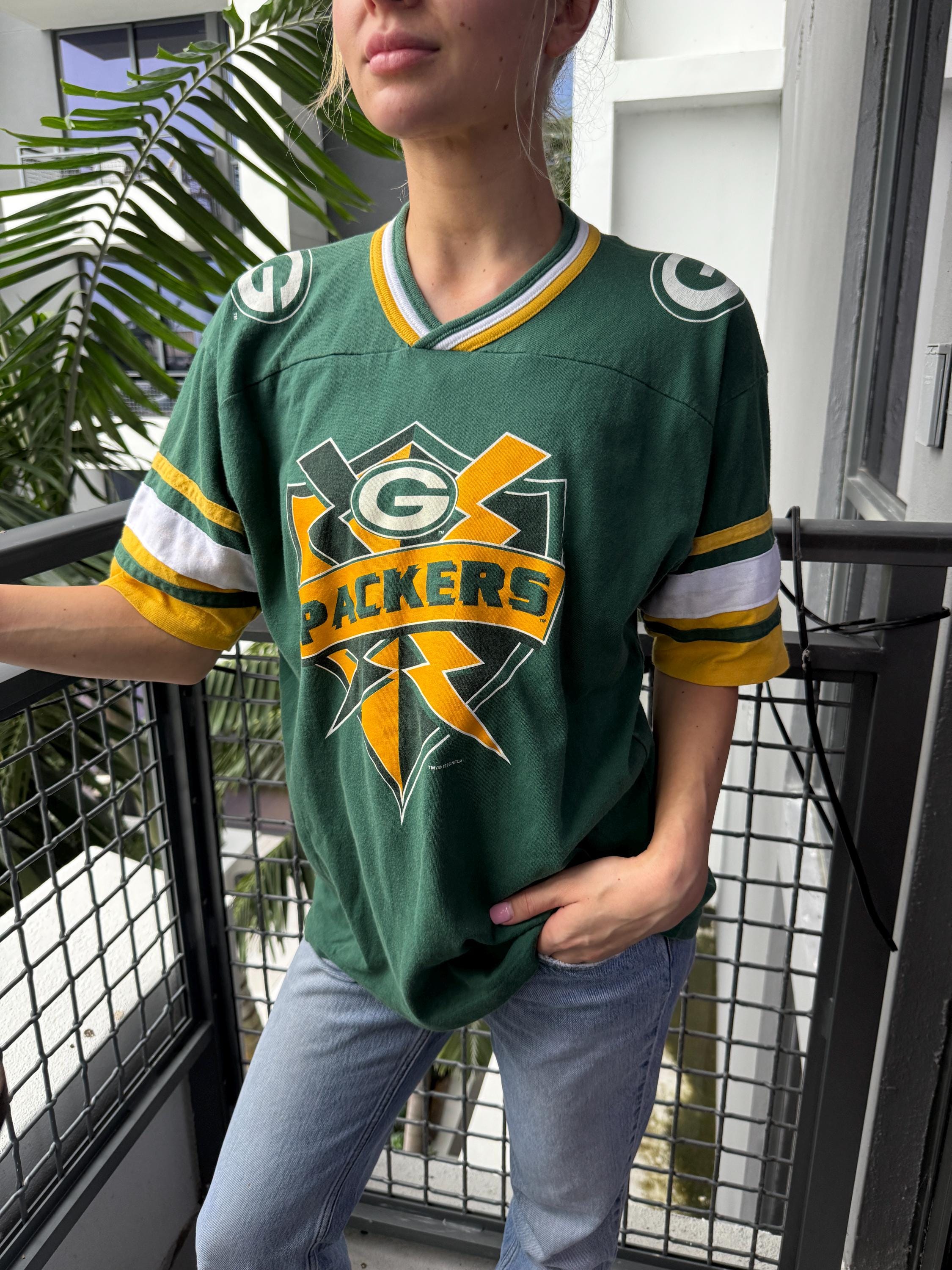 1997 Green Bay Packers Jersey Shirt Style Frozen Tundra Titletown