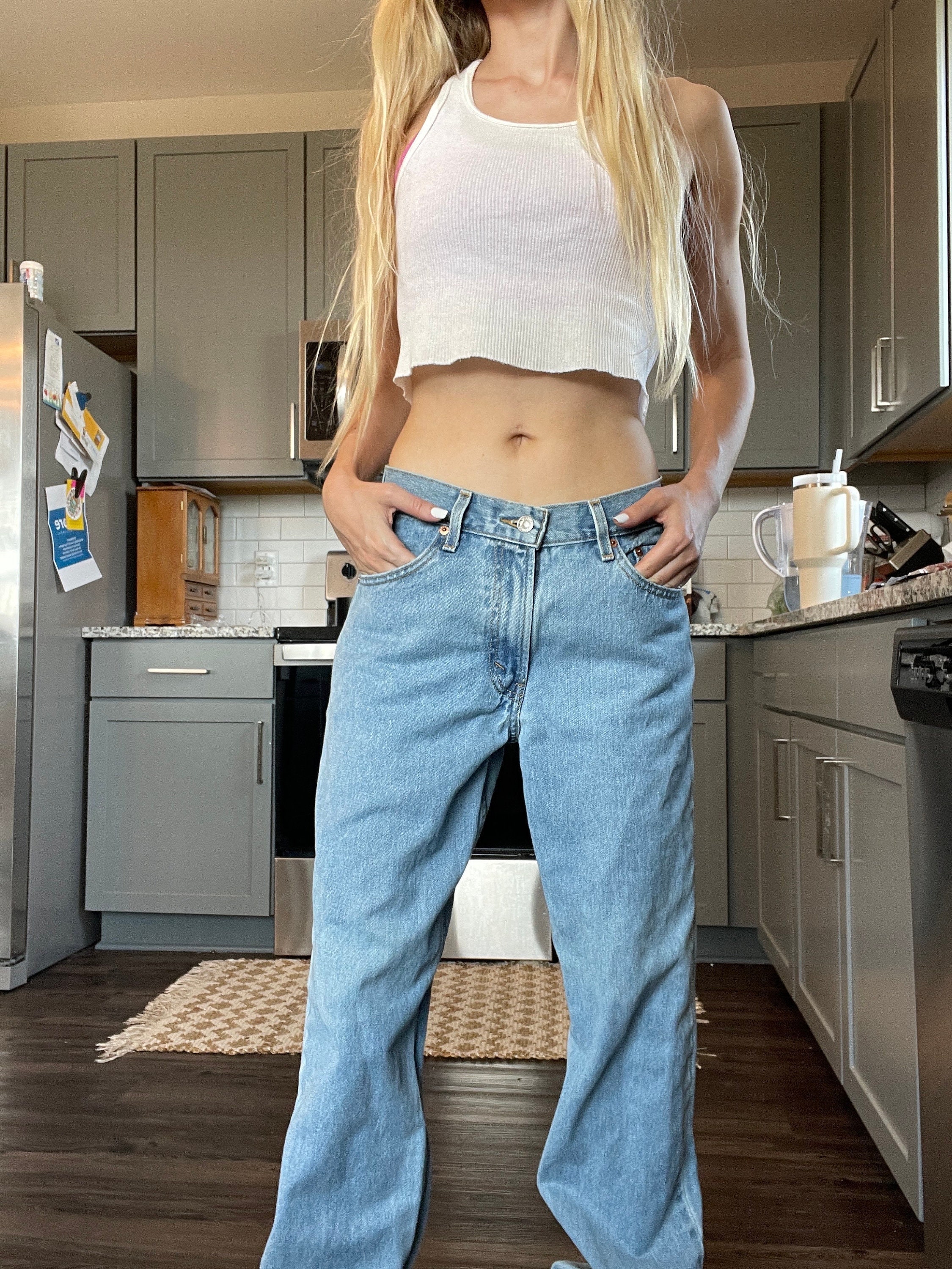 パンツ 00s Levi's 550 baggy denim pants y2k 00年代 USA製 Levi's リーバイス 550 ワイドデニムパンツ