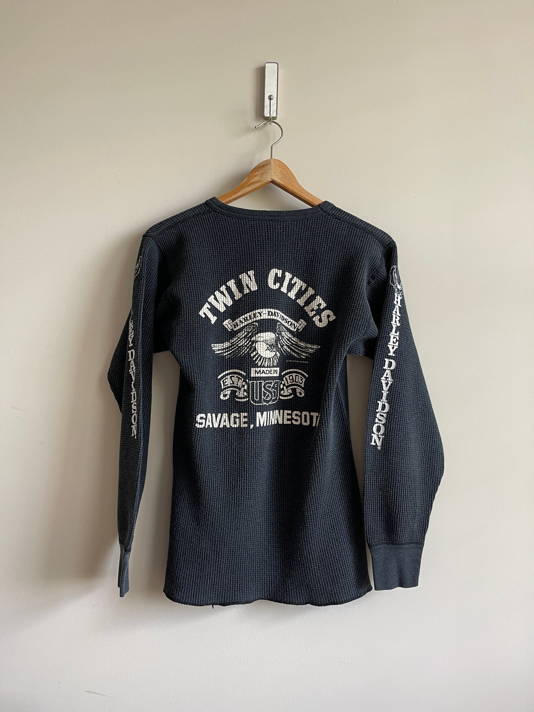 SUPER Rare 1980s Harley Davidson Thermal Minnesota Ain't No Fair
