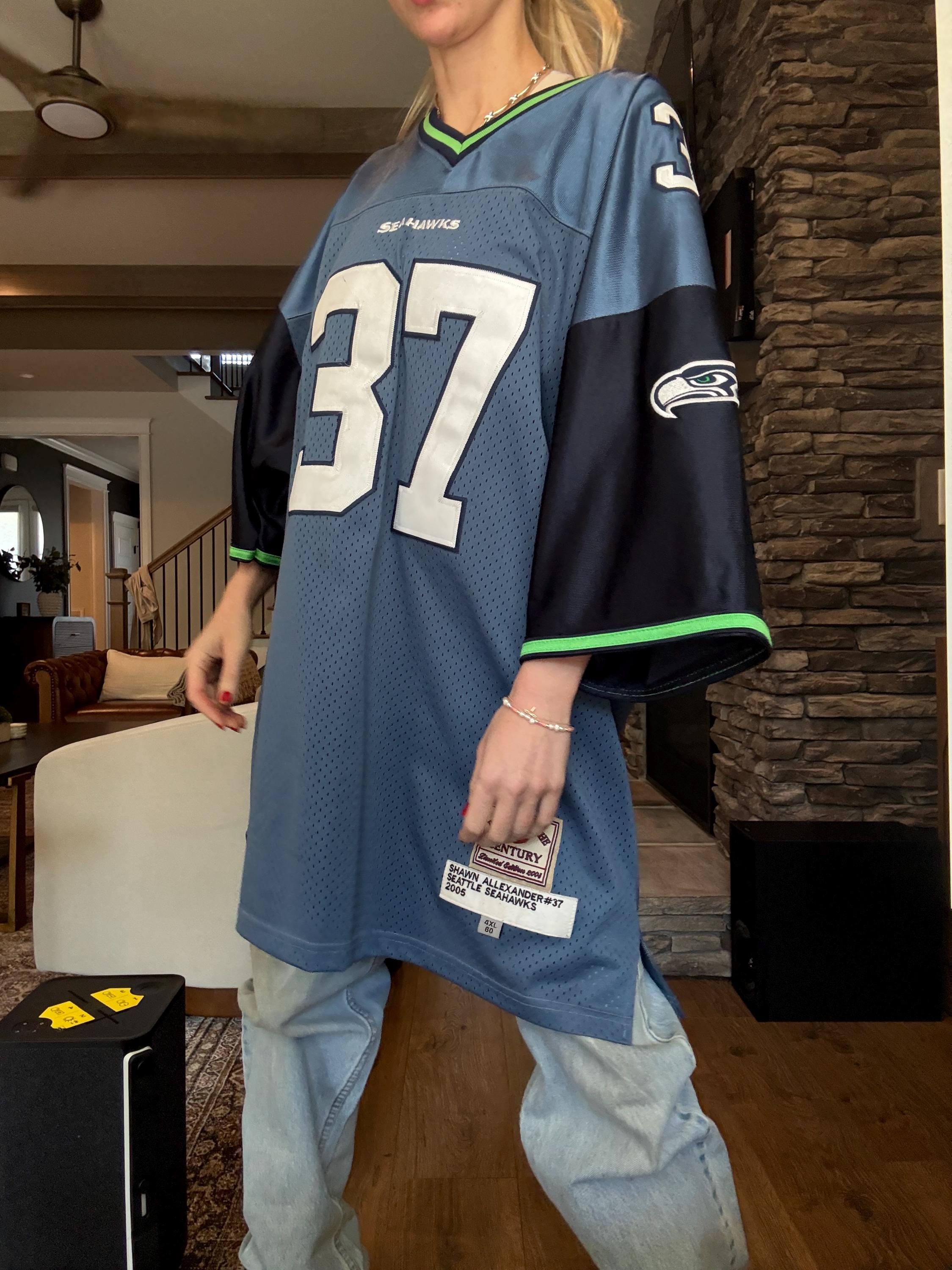 Vintage 2000 Seahawks Jersey 37 Alexander Seattle Jeff Hamilton