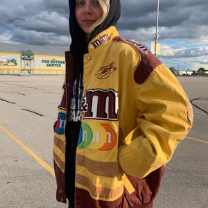 AUTHENTIC Rare Vintage M&ms Nascar Jacket Racing Coat Madison Beer ...