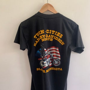 Rare Harley Davidson vintage shirt “ i don’t just own this Harley shirt I own a Harley” 1980s classic soft trendy image 7