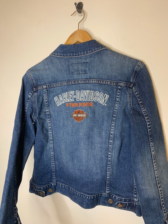 Vintage Harley Davidson Jacket Denim 