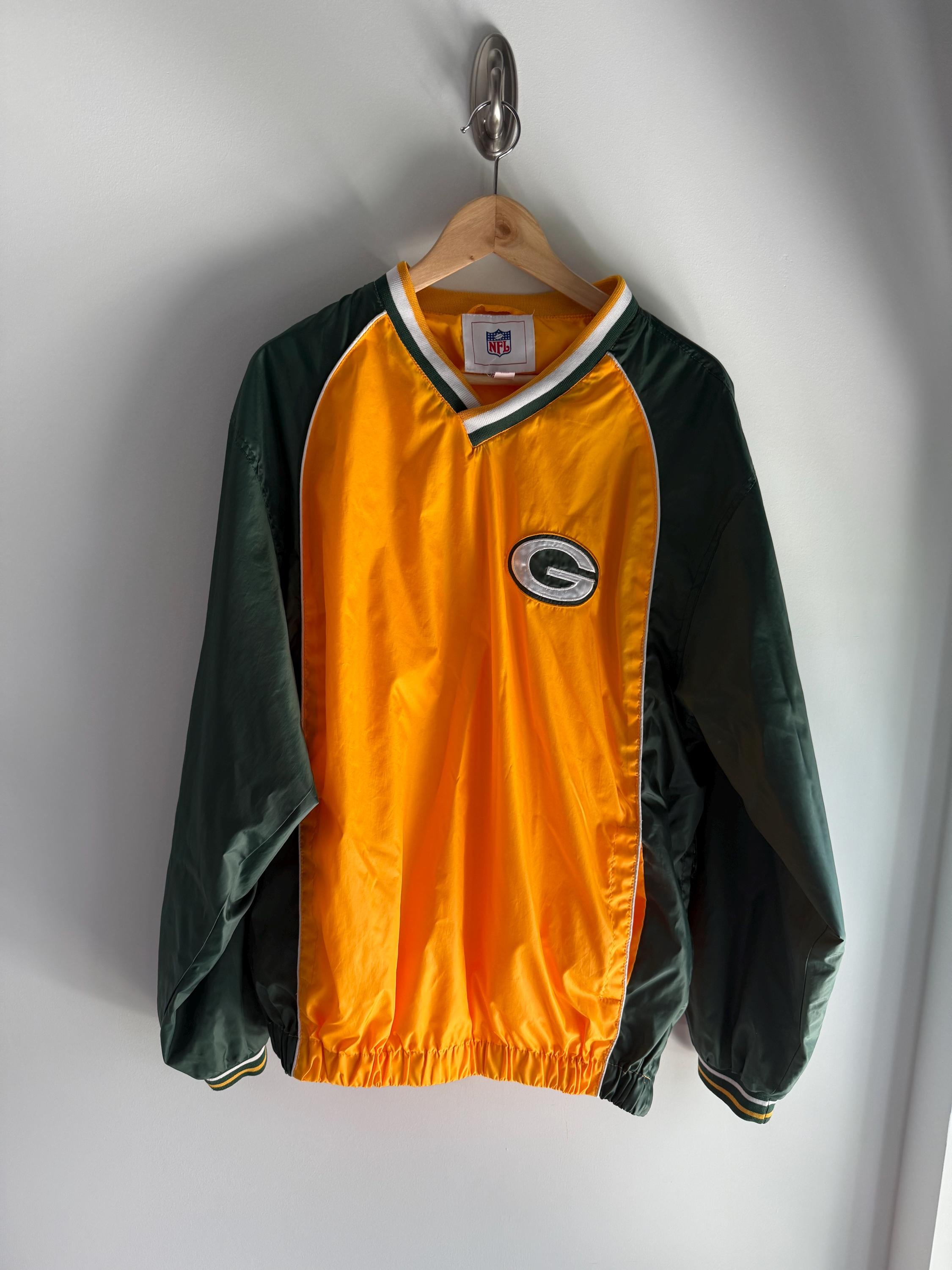 Vintage 90s Packers Wind Breaker Jacket Green Bay Packer Jacket