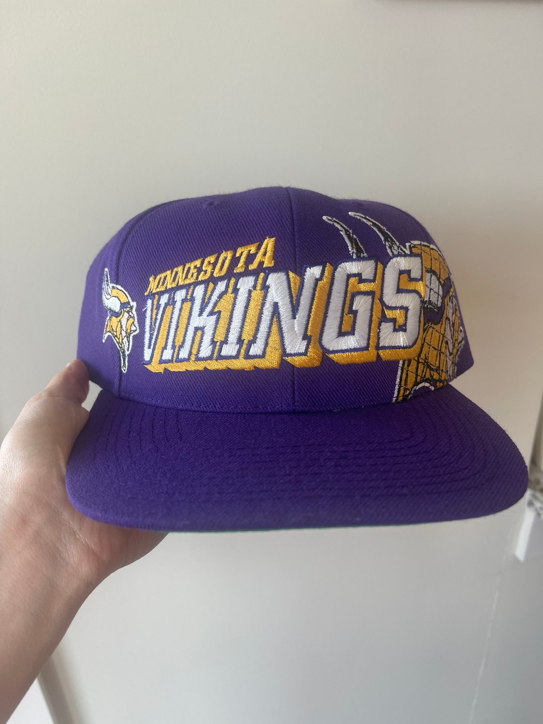 Vintage 90s Minnesota Vikings Hat Pro Line Sports Specialties