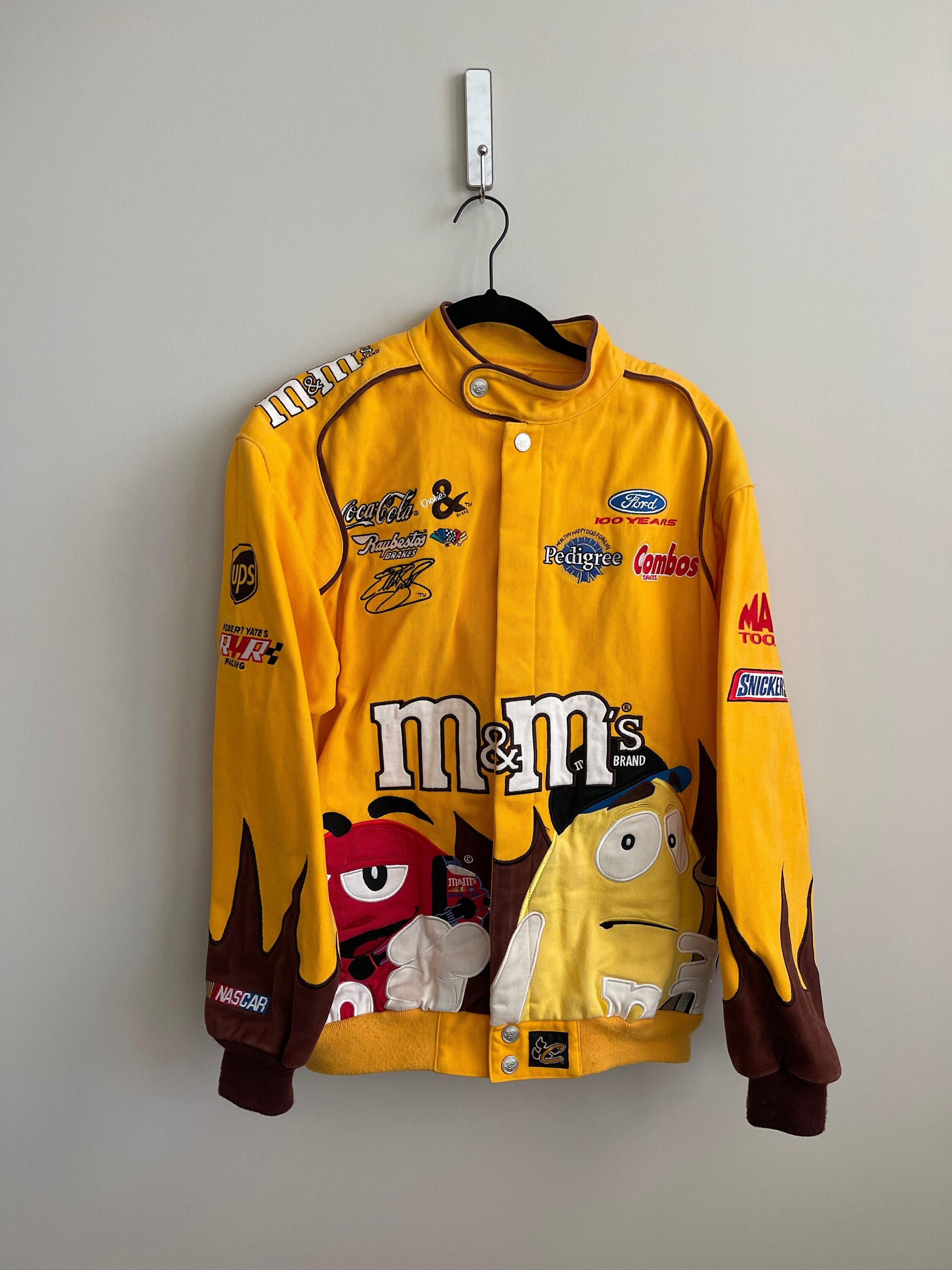 M\u0026ms Coat Nascar Jacket Vintage Trendy 
