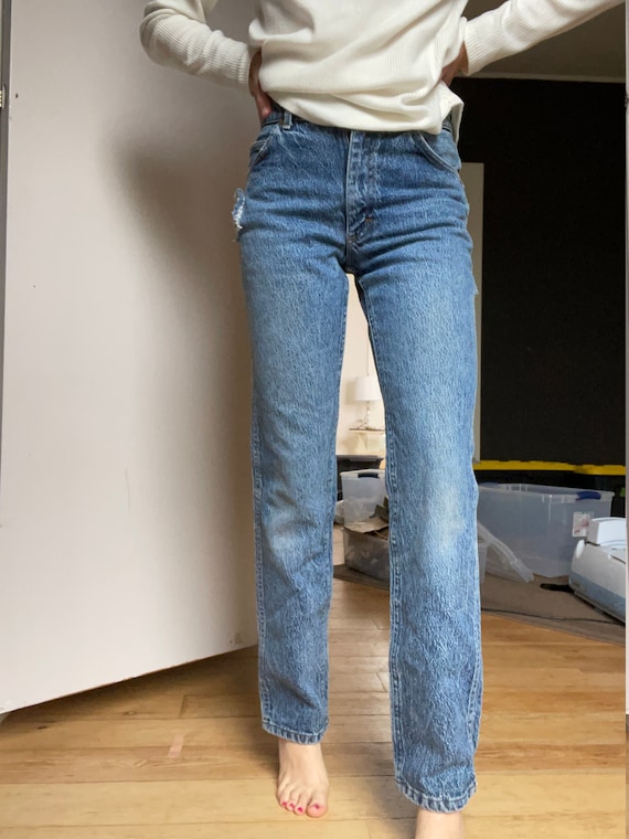 Vintage 90s Lee jeans straight style mom jeans cl… - image 8
