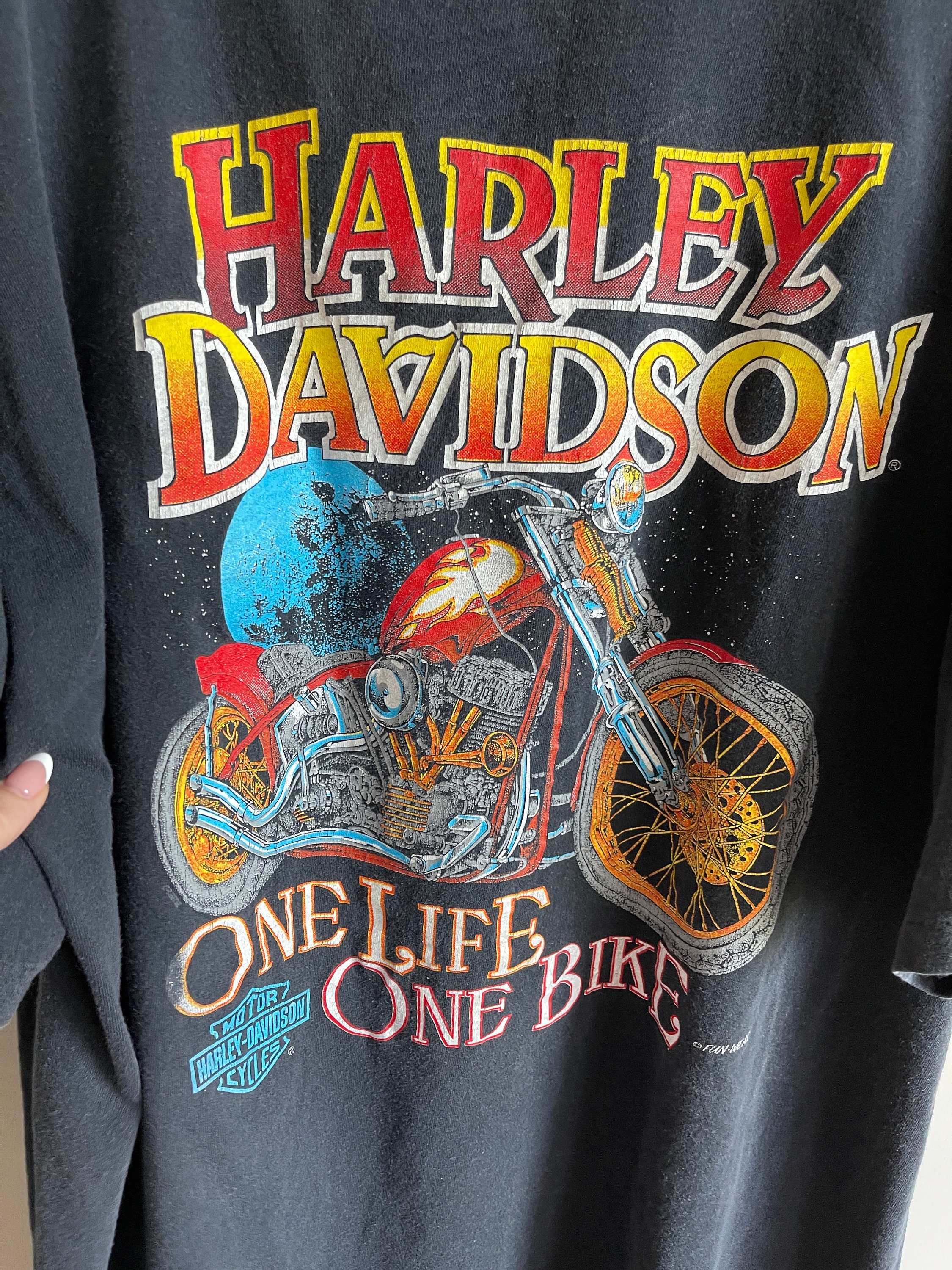 RARE Vintage Harley Davidson 1980s Funwear T Shirt