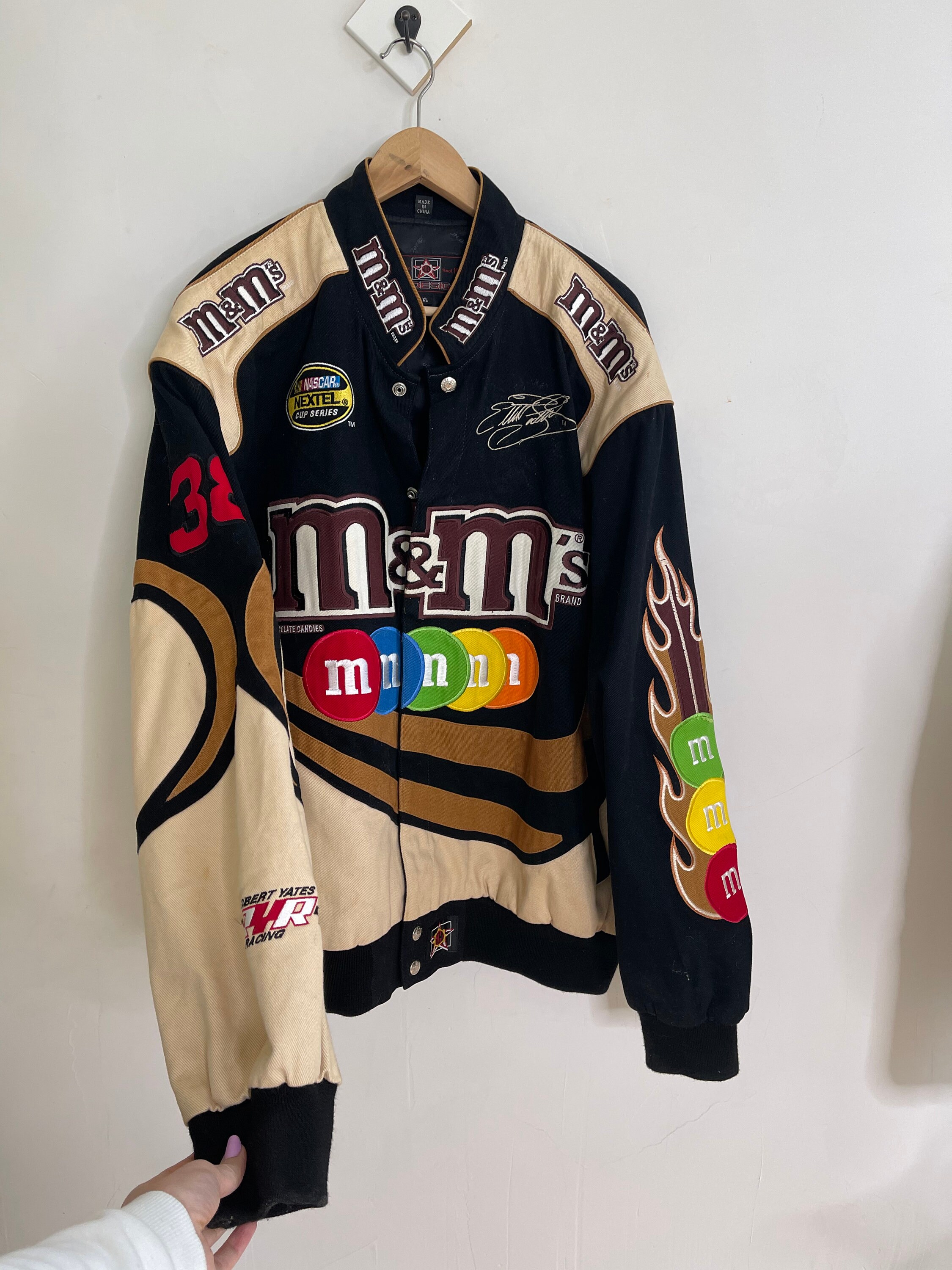 AUTHENTIC rare Vintage m&ms nascar jacket racing coat Madison Etsy