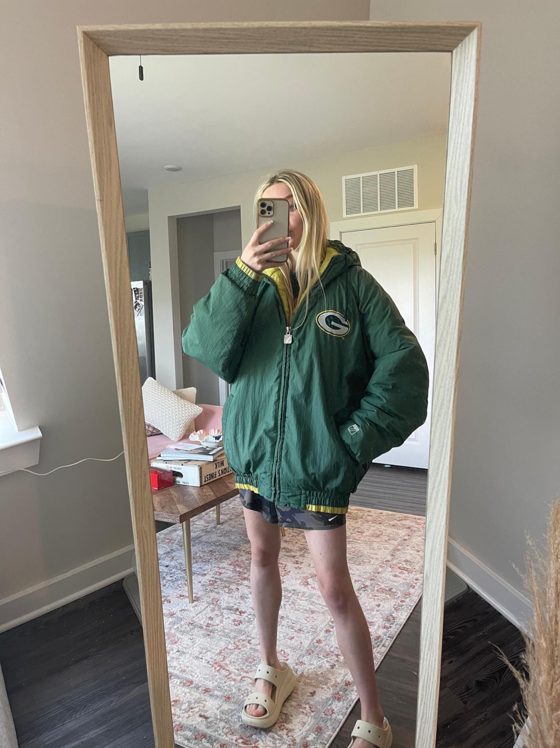 ジャケット・アウター 1990s special Eskander coting coat Rare Vintage 90s Green Bay Packers Jacket Zip up Pull Over