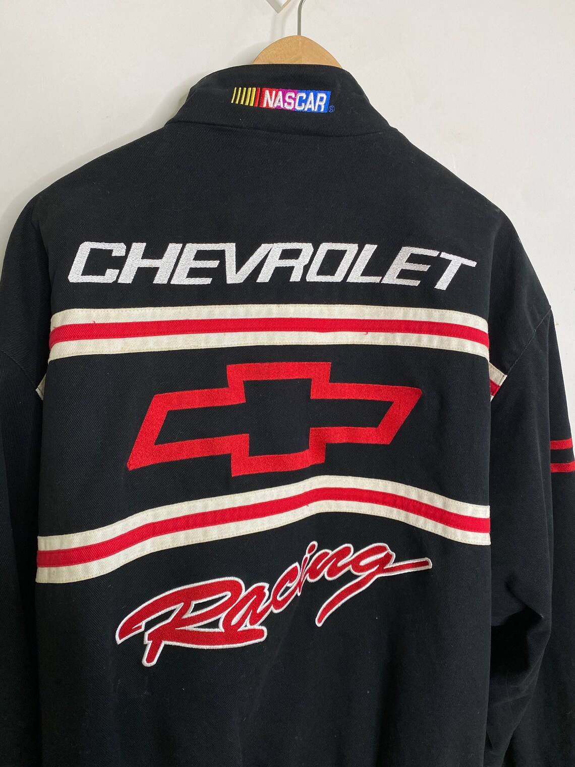 Ultra Vintage Nascar Chevrolet Racing Jacket Madison Beer Etsy