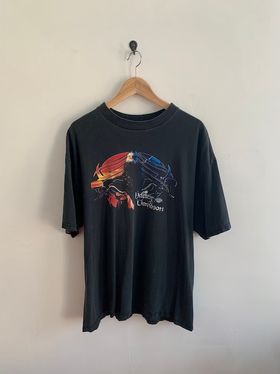 Vintage 1999 Harley Davidson Shirt Motorcycle Trev Deeley Canada