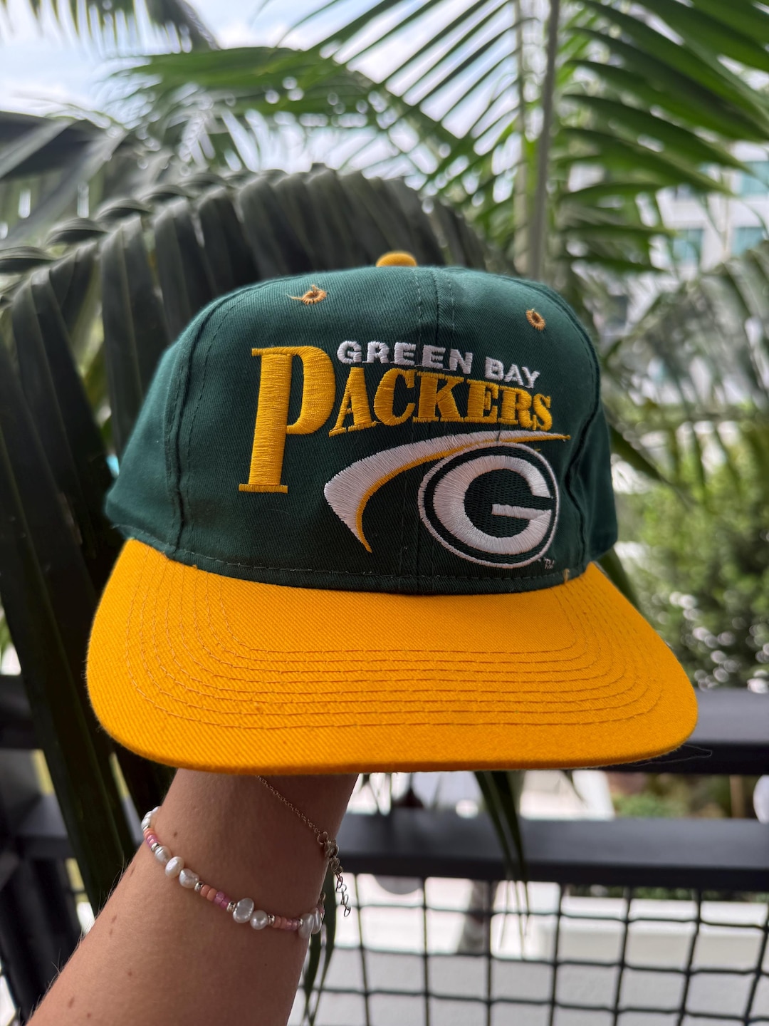 Vintage Green Bay Packers Two Tone 90s Lambeau Field Cheesehead ...