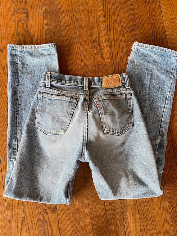 Vintage 90s Levi’s jeans distressed hole in butt … - image 5