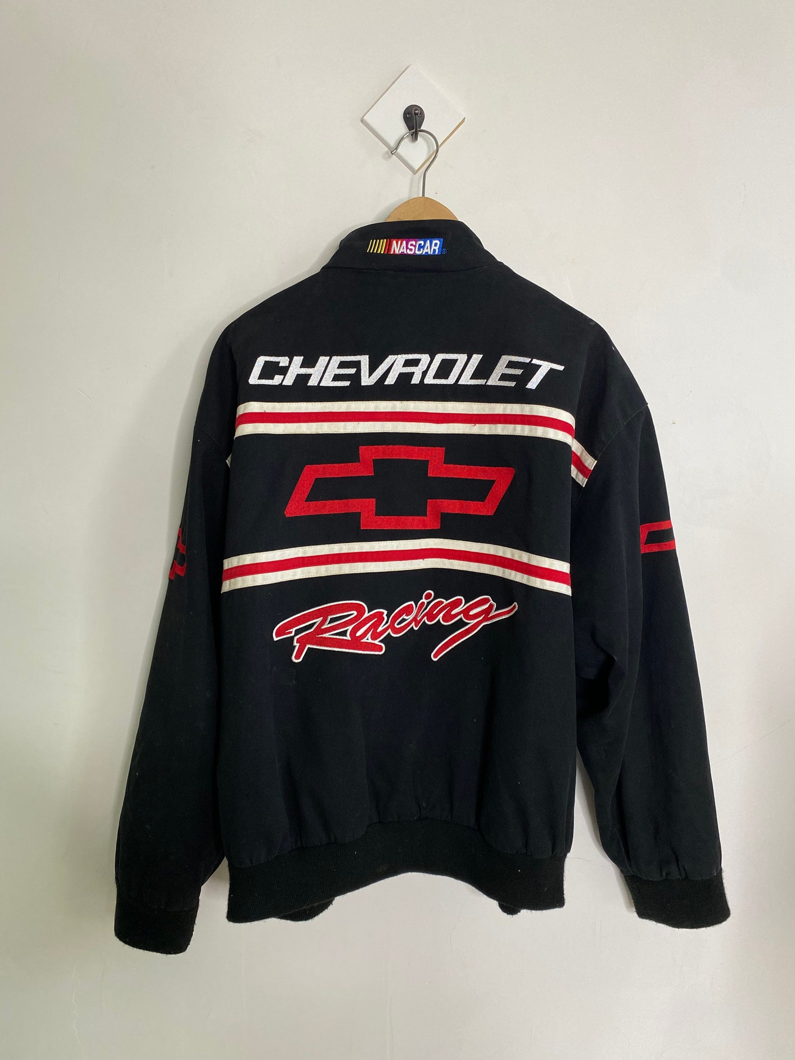 Ultra Vintage Nascar Chevrolet Racing Jacket Madison Beer Etsy