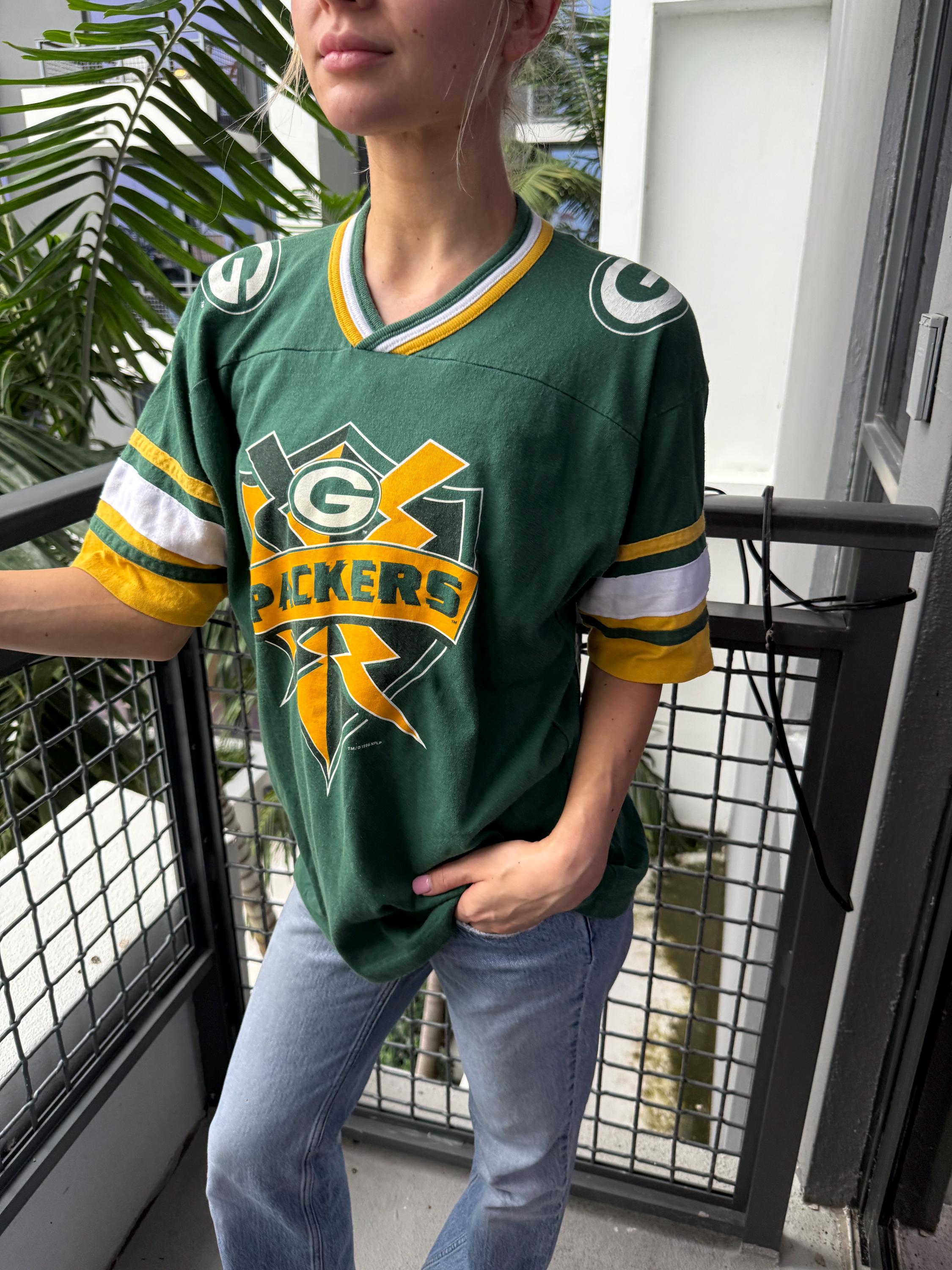 1997 Green Bay Packers Jersey Shirt Style Frozen Tundra Titletown