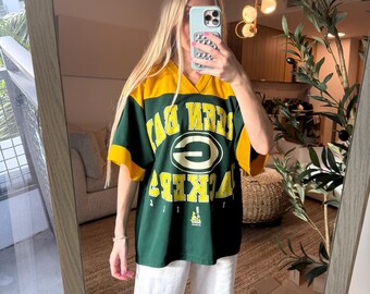 Vintage 90s Green Bay Packers Jersey Shirt Champs Nfl Division